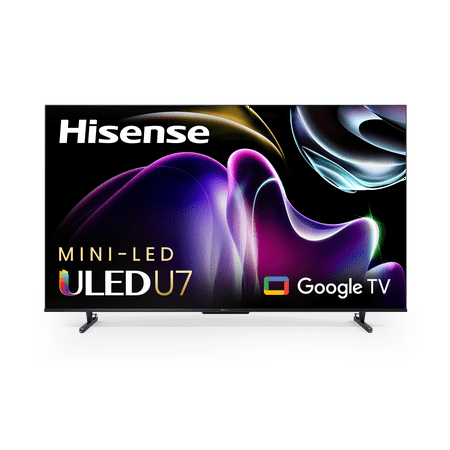 Hisense 75" Class U7 Series Mini-LED ULED 4K UHD Google Smart TV (75U7K) - QLED, Native 144Hz, 1000-Nit, Dolby Vision IQ, Full Array Local Dimming, Game Mode Pro