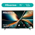 thumbnail image 1 of Hisense 75-Inch U6 Series Mini-LED ULED 4K UHD Google Smart TV (75U6N) - Full Array Local Dimming, 1 of 21