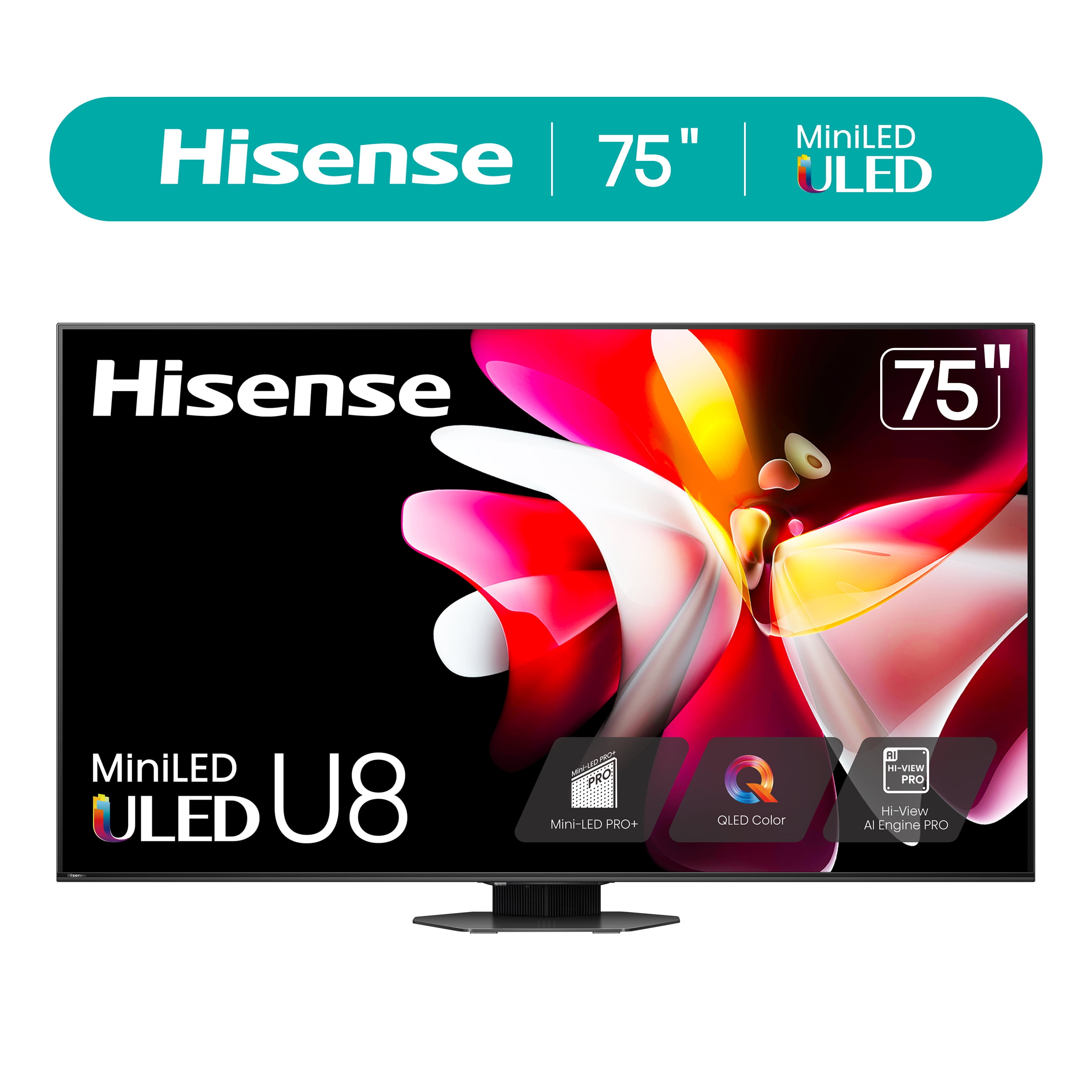 Hisense 75-Inch Class U8 Series Mini-LED Pro+ ULED 4K UHD Google