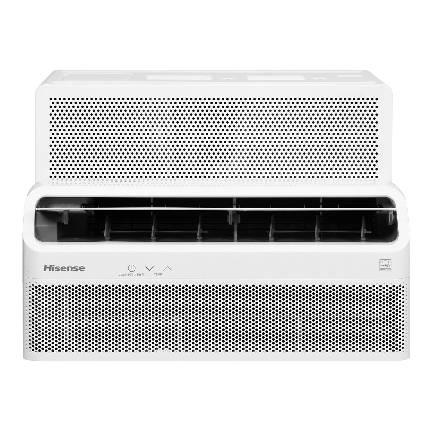 Hisense UltraSlim 8000 BTU 115V 350 Sq. Ft. Window Inverter Air Conditioner, White, AALW08TW26