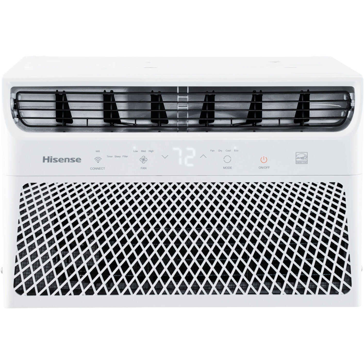 HiSense 8,000 BTU White Smart Window Air Conditioner with Wi-Fi and Remote Control