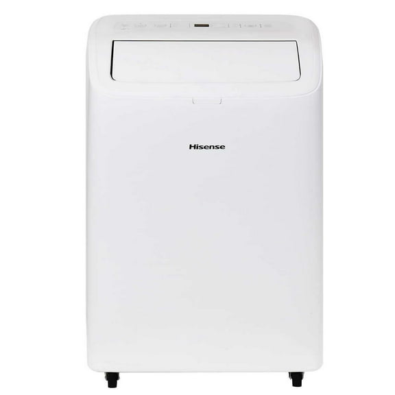 Hisense 8,000 BTU Portable Air Conditioner with Dual Hose and Inverter, White