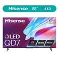 thumbnail image 1 of Hisense 85-Inch Class QD7N Series QLED 4K UHD Google Smart TV (85QD7N, 2024 Model) - QLED, Native 144Hz, Motion Rate 240, Dolby Vision Atmos, Direct Full Array, Game Mode Pro, Voice Remote, 1 of 12