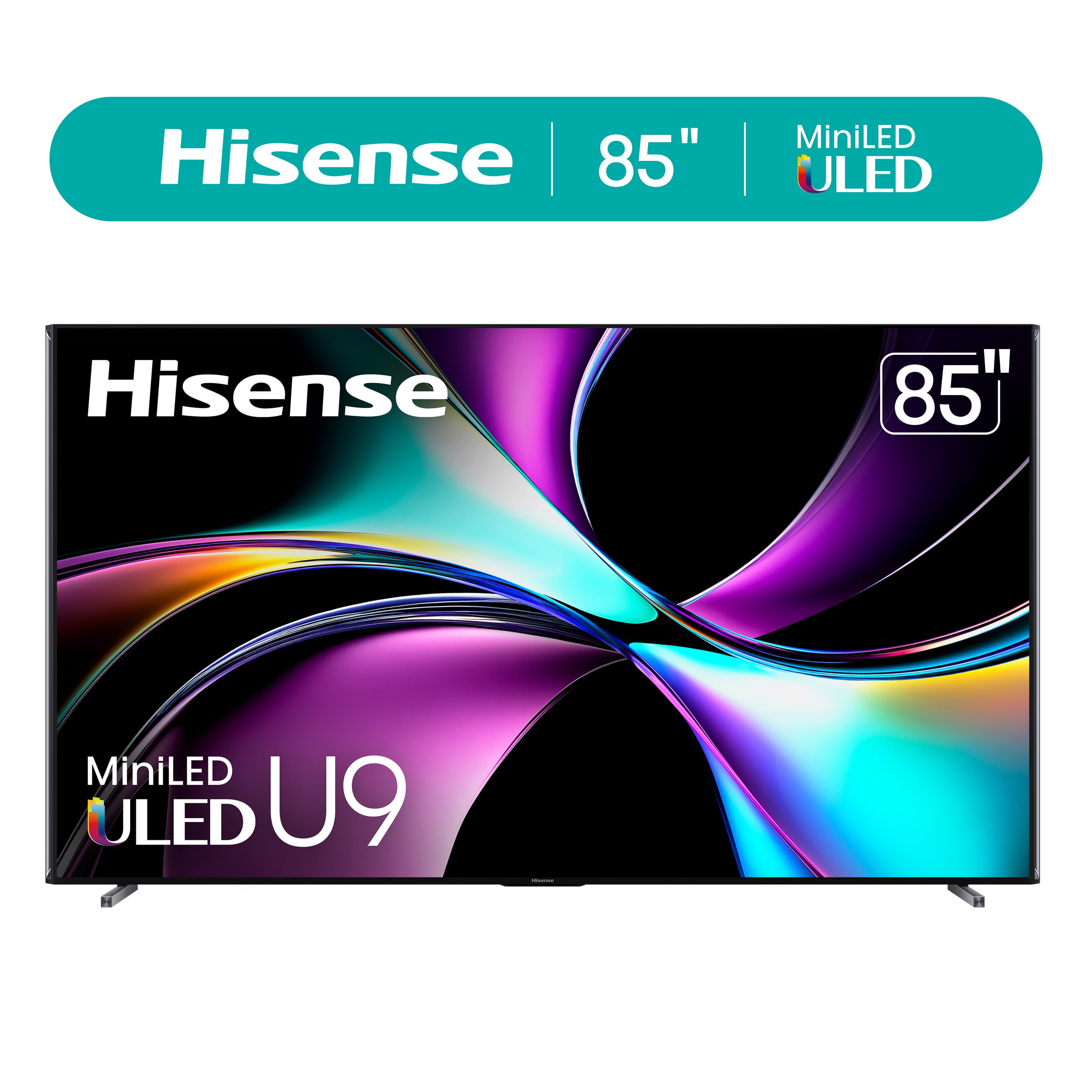 Hisense 85-Inch Class U9 Series Mini-LED ULED 4K UHD Google Smart TV (85U9N, 2024 Model) - QLED, Native 144Hz, Full Array Local Dimming, Game Mode Pro, Alexa Compatibility, 480 Motion Rate