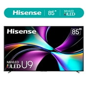 Hisense 85-Inch Class U9 Series Mini-LED ULED 4K UHD Google Smart TV 85U9N, 2024 Model - QLED, Native 144Hz, Full Array Local Dimming, Game Mode Pro, Alexa Compatibility, 480 Motion Rate