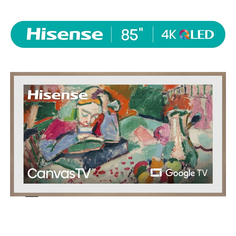 Hisense 85 inch Class S7 4K QLED Smart CanvasTV Google TV
