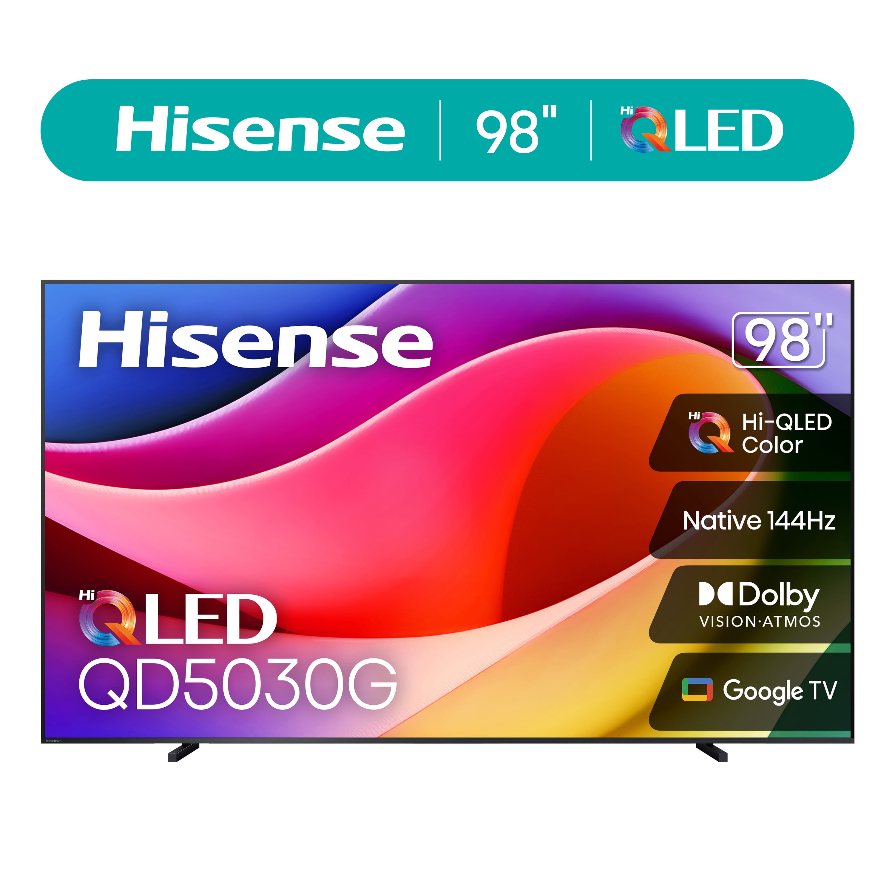 Hisense 98-Inch Class QD5030G Series Hi-QLED 4K UHD Google Smart