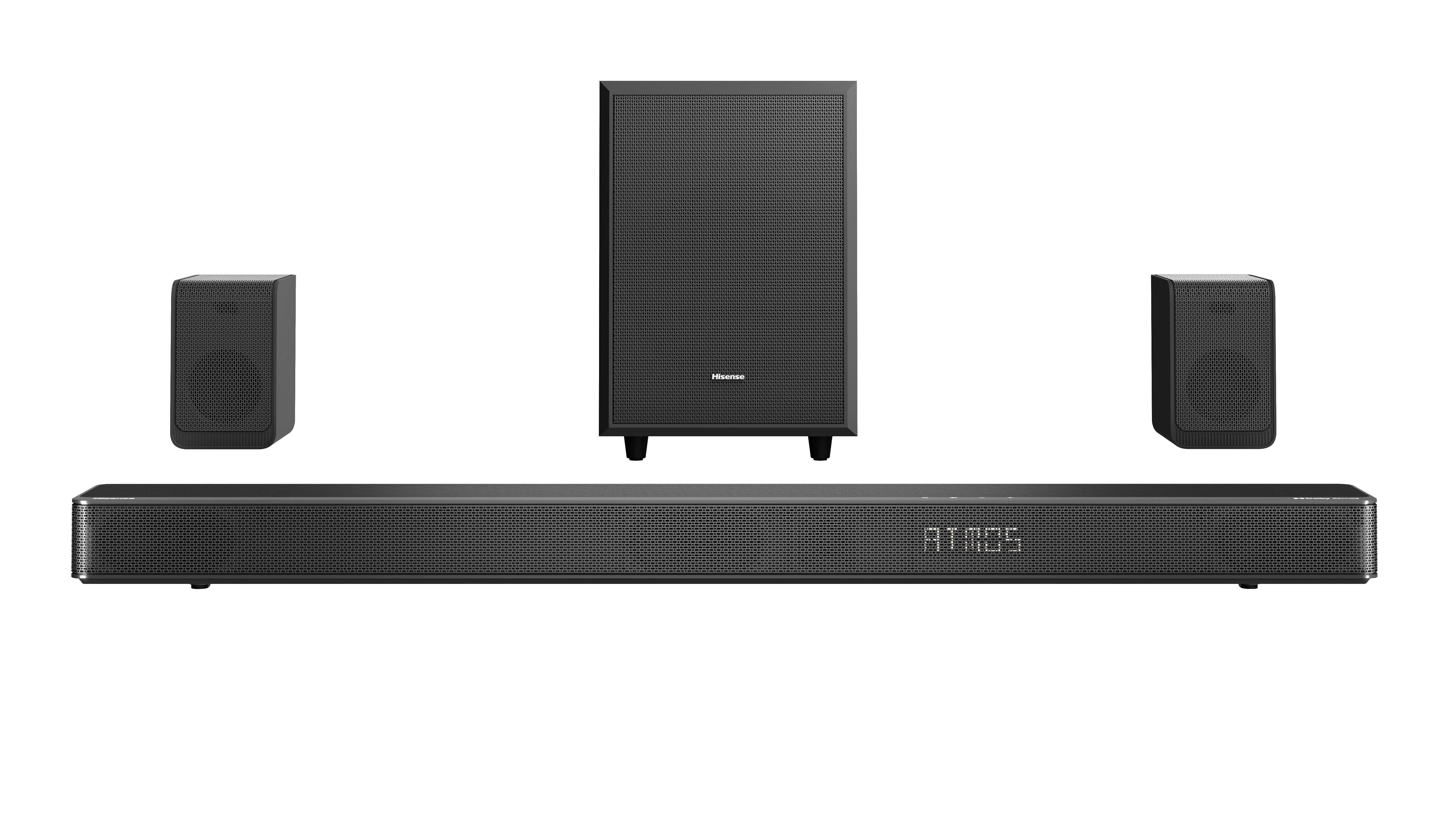Hisense AX Series 5.1.2 Ch 420W Soundbar with Wireless Subwoofer, Wireless Rear Speakers, and Dolby Atmos (AX5120G, 2023 Model) - image 1 of 16