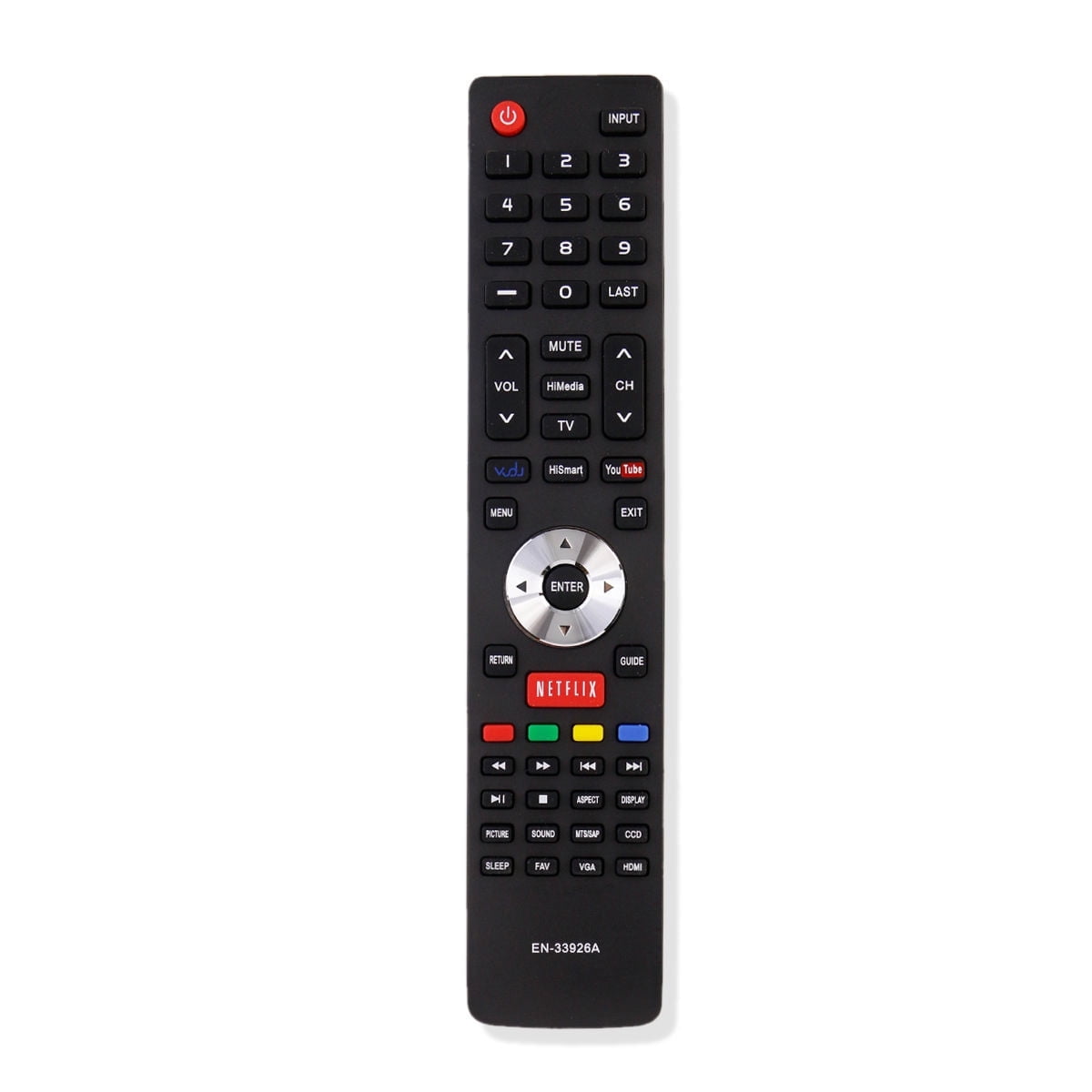 EN-32961HS EN32961HS 交換用リモコン 対応機種: Hisense TV N42K391 N50K391 N55K391 LTD-N42K391 LTD-N50K391 LED-D65T880IXG3D LED-D42T770IX EN-32961HS Replace Remote for Hisense TV N42K391 N50K391