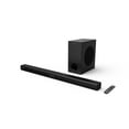thumbnail image 1 of Hisense HS218 2.1 Channel Sound Bar with Wireless Subwoofer, 200W, Dolby Audio, Roku TV Ready, Bluetooth, HDMI ARC/Optical/AUX/USB (Model HS218) Black, 1 of 14