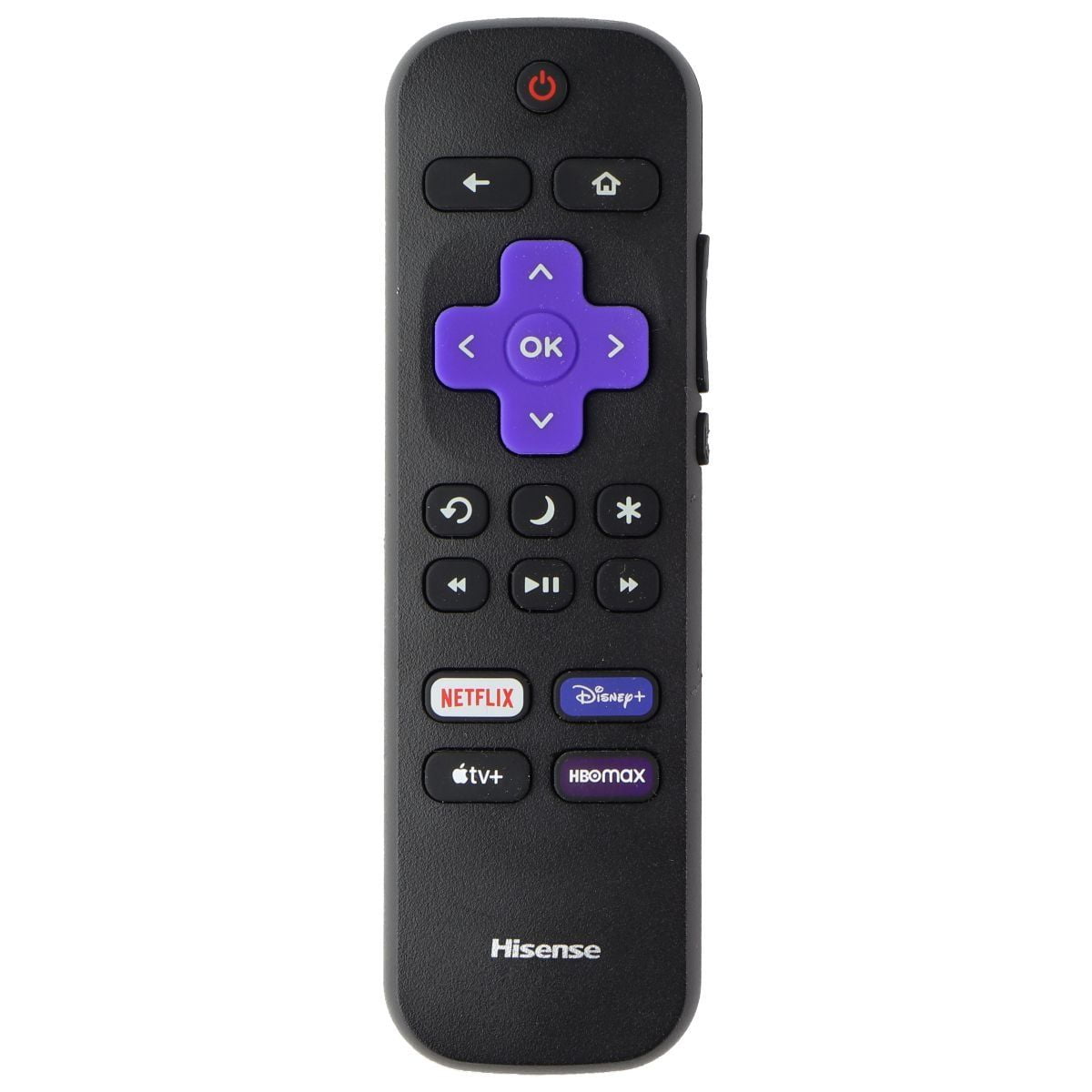 Hisense OEM Remote Control (RCALIR) with Netflix/Disney+/AppleTV