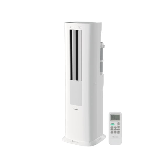 Hisense 8,000 BTU Portable Air Conditioner 350 sq ft. Extended Reach Cooling, Built-in Twin Hoses, Inverter Technology, Self-Evaporation System, All-Season Comfort, ConnectLife App (WAPI0825UW1D)