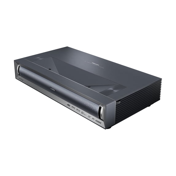 Hisense TriChroma Laser Cinema PX3-PRO - DLP projector - RGB laser - 3000 ANSI lumens - 3840 x 2160 - 4K - ultra short-throw lens - Wi-Fi / Bluetooth / LAN - gray - Android TV