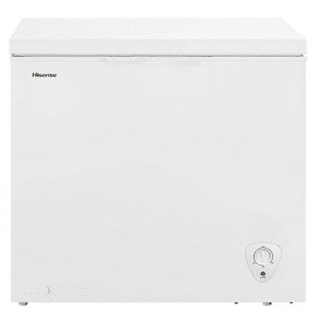 Hisense 7 Cu Ft Chest Freezer White - compact, Energy-efficient freezer ideal for bulk food storage in homes, garages, and small spaces