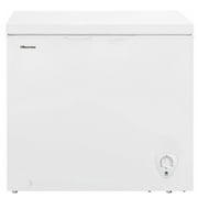 Hisense 7 Cu Ft Chest Freezer White - compact, Energy-efficient freezer ideal for bulk food storage in homes, garages, and small spaces
