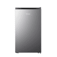 "Hisense 4.4 Cu ft Mini Fridge, Silver, Standard 18.7"",1 Year Warranty