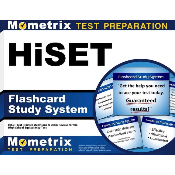 Hiset Flashcard Study System: Hiset Test Practice Questions & Exam Review for the High School Equivalency Test (Other)