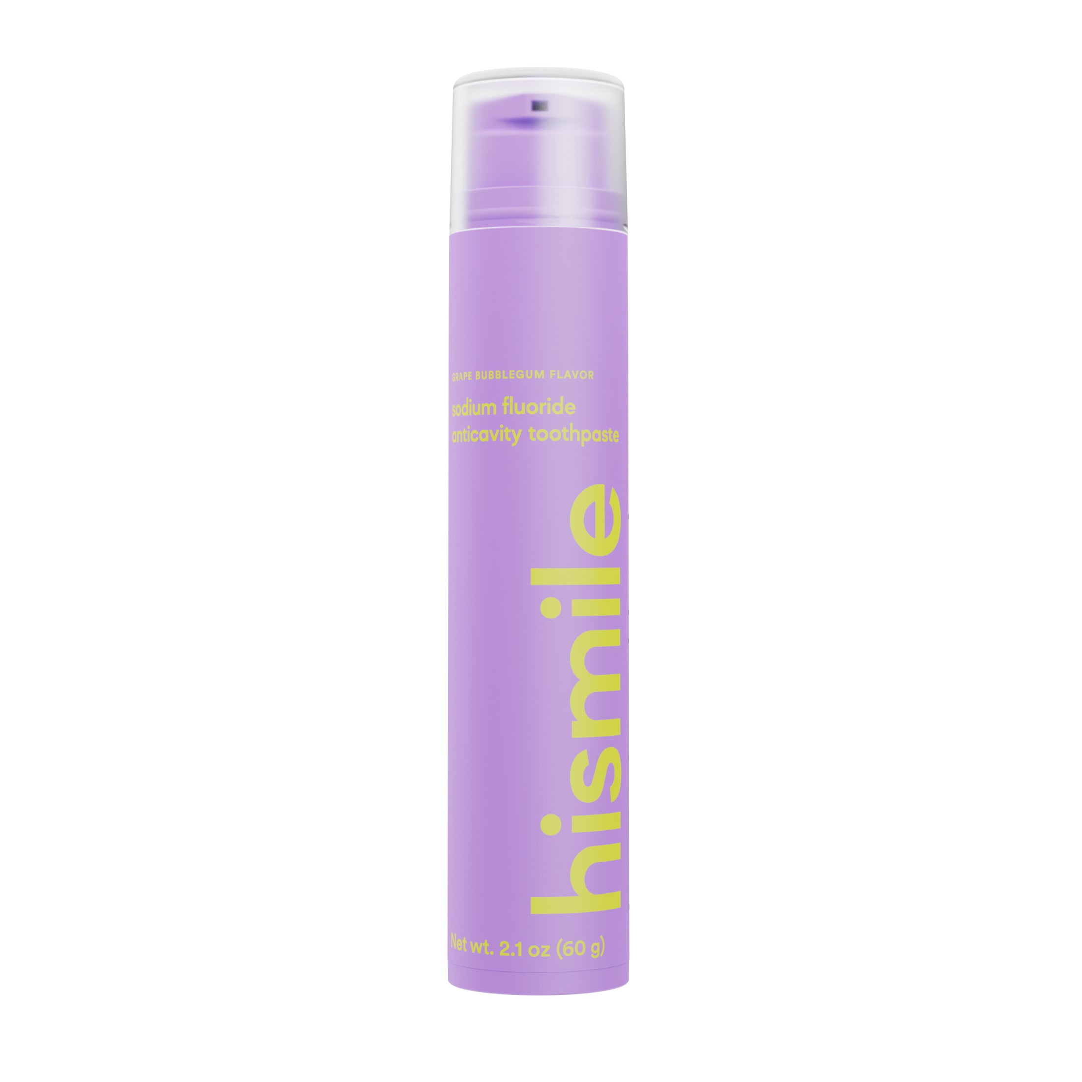 Hismile Grape Bubblegum Flavored Fluoride Toothpaste