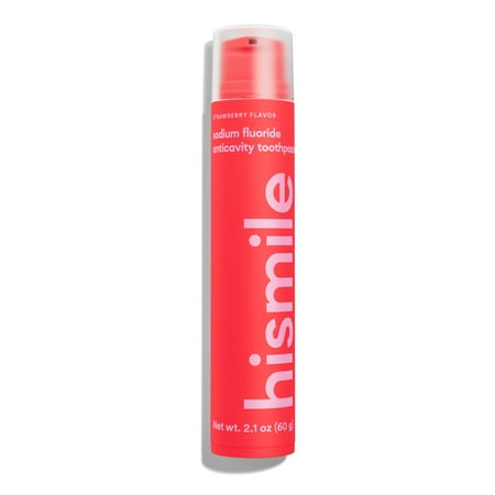 Strawberry flavor sodium fluoride anticavity toothpaste