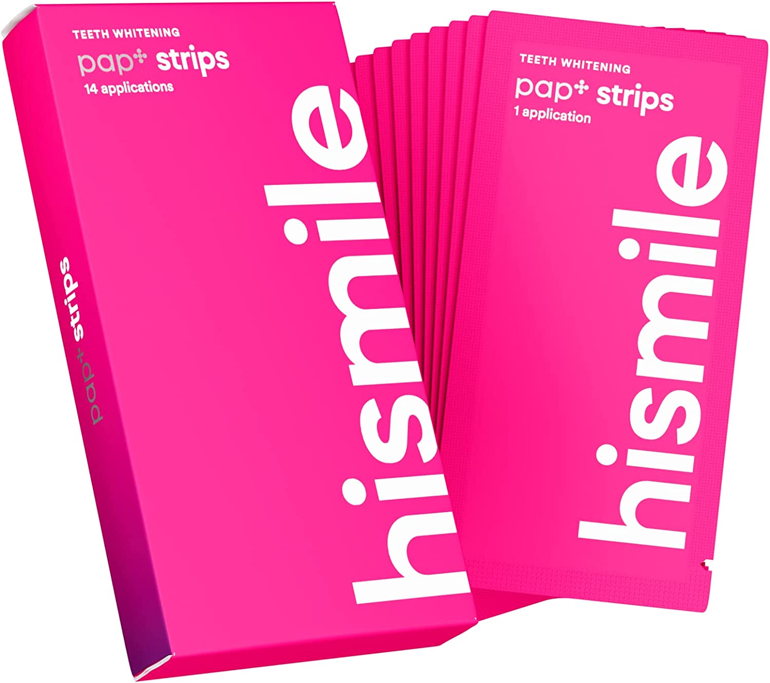 Hismile Teeth Whitening Strips for Sensitive Teeth, Peroxide Free
