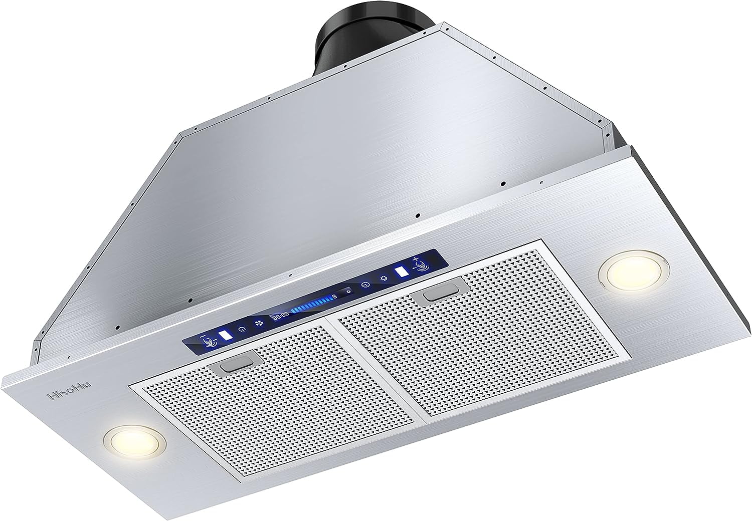 HisoHu Insert Range Hoods 30 Inch / 36 Inch, 900 CFM with Ducted