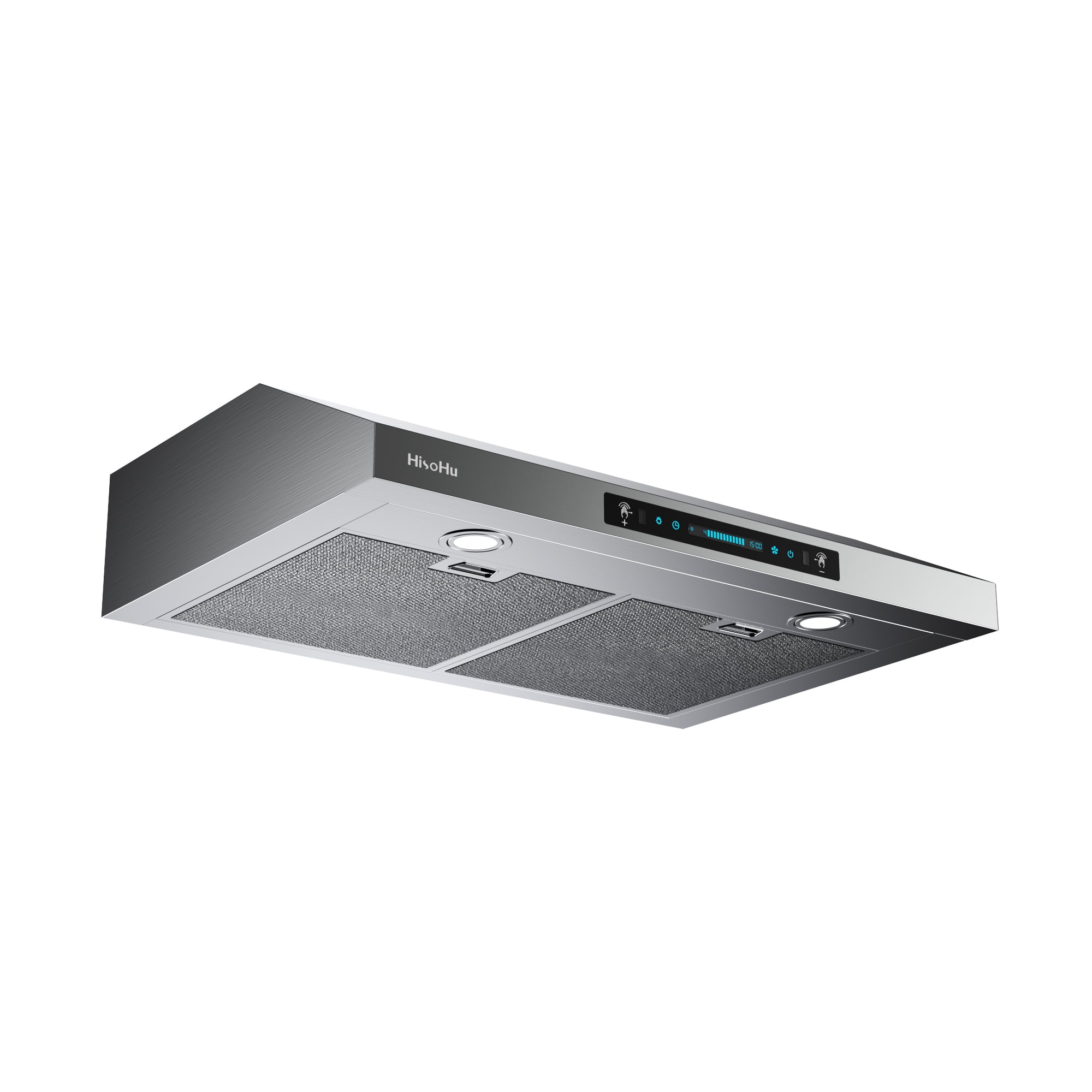 IKTCH 30 inch Insert Range Hood, 900 CFM Stainless Steel Kitchen Vent Hood,  Ducted/Ductless Convertible Built-in Range Hood with 4 Speed Gesture