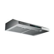 HisoHu Under Cabinet Range Hoods 30 Inch with 900-CFM, 4 Speed Gesture Sensing&Touch Control Panel, Stainless Steel Kitchen Vent
