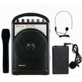 thumbnail image 1 of Hisonic HS120B Lithium Battery Rechargeable & Portable PA (Public Address) System with Built-in UHF Wireless Microphone, 1 of 4