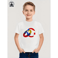 thumbnail image 1 of Hispanic Heitage Month With 2 Rings Design Iron-On Graphic Tees With 100% Cotton Fabric,Suitable for Boys And Girls,Size From 3T-13Y,Ideal Gift for Kids, 1 of 5