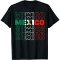 thumbnail image 1 of Hispanic Heritage Mexico Flag Proud Mexican Roots Pride T-Shirt, 1 of 3