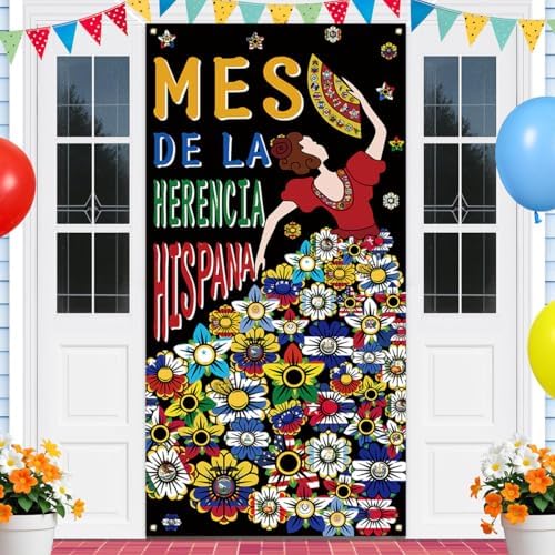 Hispanic Heritage Month Banner Spanish Mes De La Herencia Hispana ...