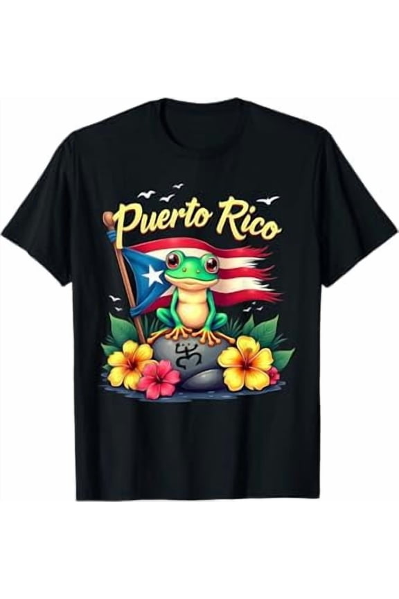 Hispanic Heritage Month Coqui Frog Taino Symbol Shirt Unisex S-5XL Hot Trending Shirt, Vintage Birthday Gift