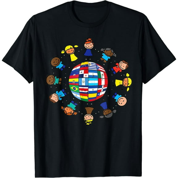 Hispanic Heritage Month Kids Boy Girl Toddler Latino Art Fun T-Shirt