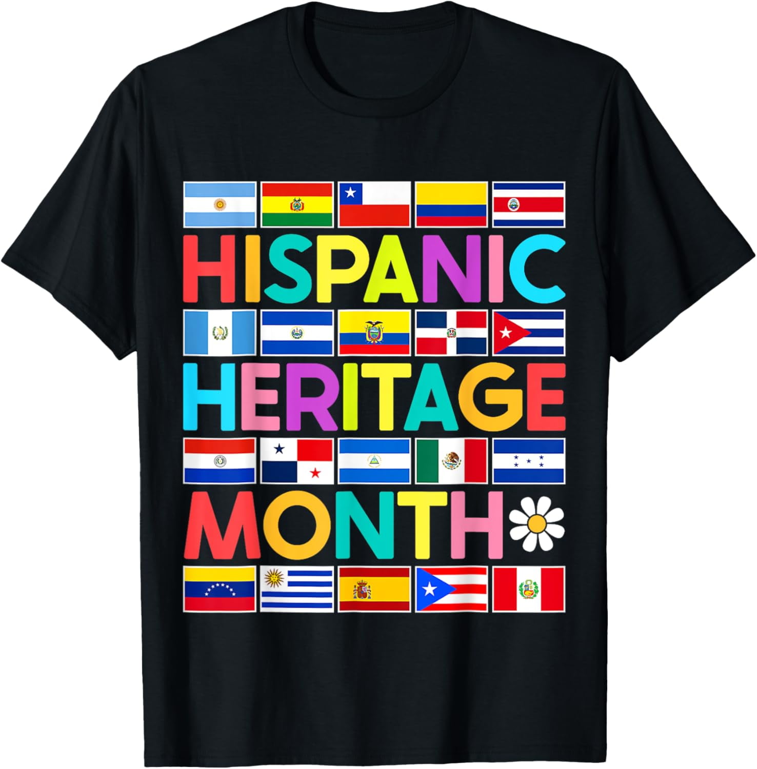 Hispanic Heritage Month Mes de la Herencia Hispana 2025 TShirt