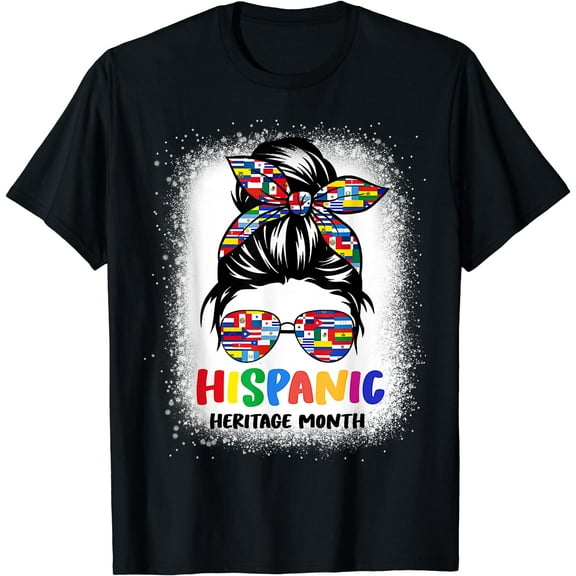 Hispanic Heritage Month Shirt Teacher Women Girl Latino T-Shirt
