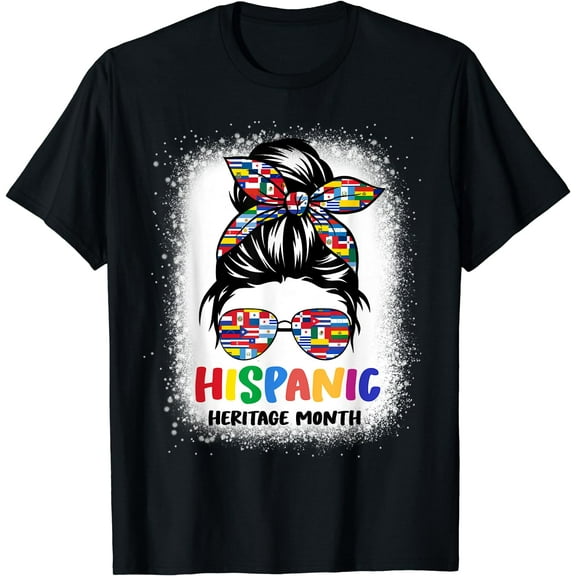 Hispanic Heritage Month Shirt Women Girl Kids Teacher Latino T-Shirt
