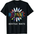 thumbnail image 1 of Hispanic Heritage Month Sunflower Flag Petals Men Women Kids T-Shirt, 1 of 3