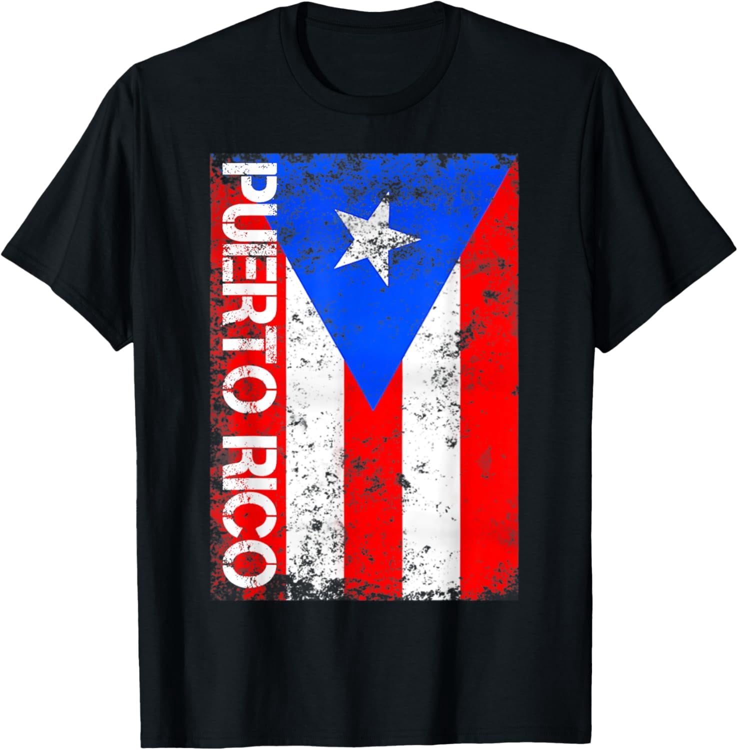 Puerto Rico Flag Captain Boricua T-Shirt – Unisex Crewneck, 100% Cotton, Sizes S-5X