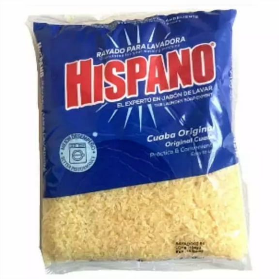 Hispano Original Cuaba Laundry Soap Powder Detergent, 14.1Oz (400G)