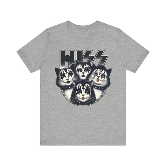 Hiss Funny Cat Lover T-Shirt, Funny Cat Shirt Graphic Novelty Unisex Tee