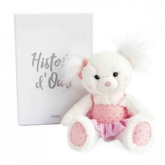 Histoire D' Ours Doudou Happy Family Twist Pomponette 10" Plush