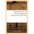 thumbnail image 1 of Histoire: Éloge Historique de M. Lamoignon de Malesherbes (Paperback), 1 of 1