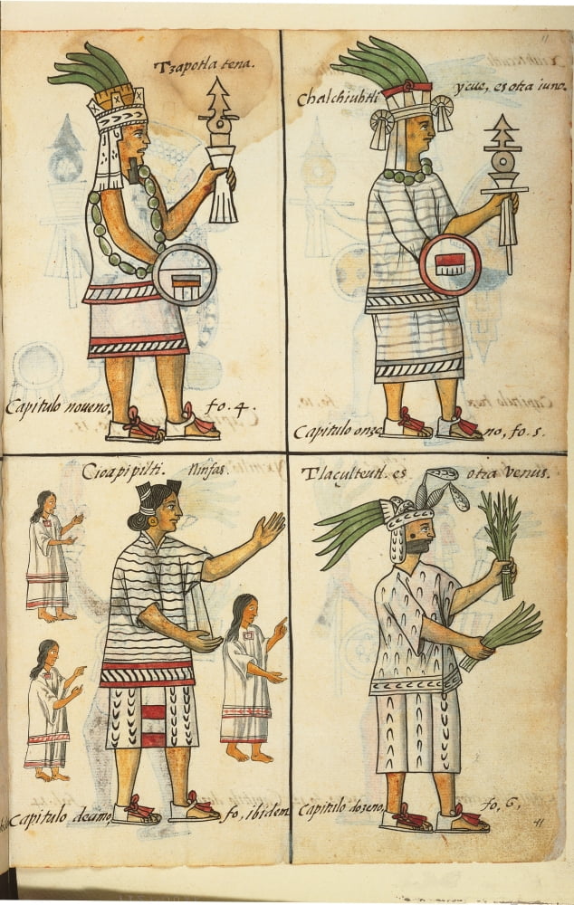 Historia General De Las Cosas De Nueva Espaa Aztec Chronicles Canvas Art - (18 x 24)