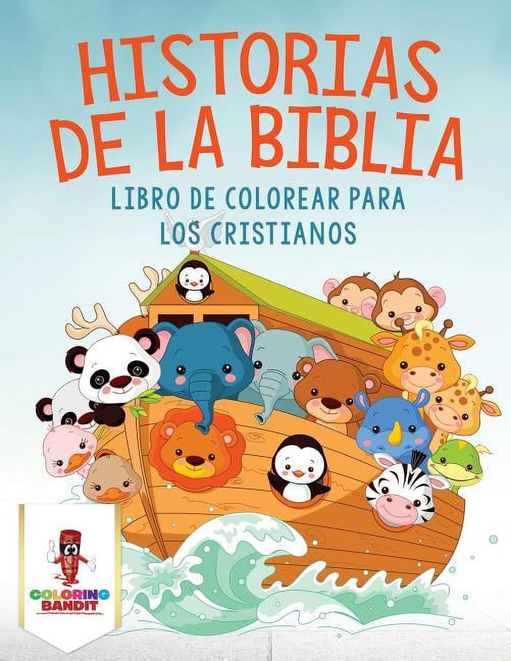 Historias De La Biblia: Libro De Colorear Para Los Cristianos, (Paperback)  - Walmart.com, image size:1002x1296
