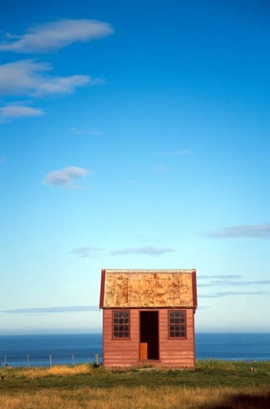 Historic Building Matanaka Waikouaiti Otago Coast Canvas Art - David Wall DanitaDelimont (12 x 17)