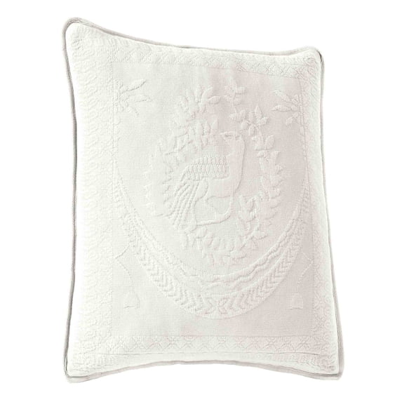 Historic Charleston 20" x 20" Decorative Pillow, White