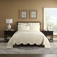 thumbnail image 1 of Historic Charleston Bedspreads & Coverlets 100% Cotton Ivory Off-White 90 In x 96 In All season Embossed Floral Design, 1 of 7