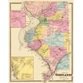 thumbnail image 1 of Historic City Map - Cortlandt New York - Beers 1868 - Vintage Wall Art, 1 of 4