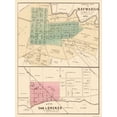 thumbnail image 1 of Historic City Map - Haywards San Lorenzo California - Thompson 1878 - Vintage Wall Art, 1 of 4