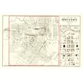 thumbnail image 1 of Historic City Map - Houston Texas - 1884 - Vintage Wall Art, 1 of 4